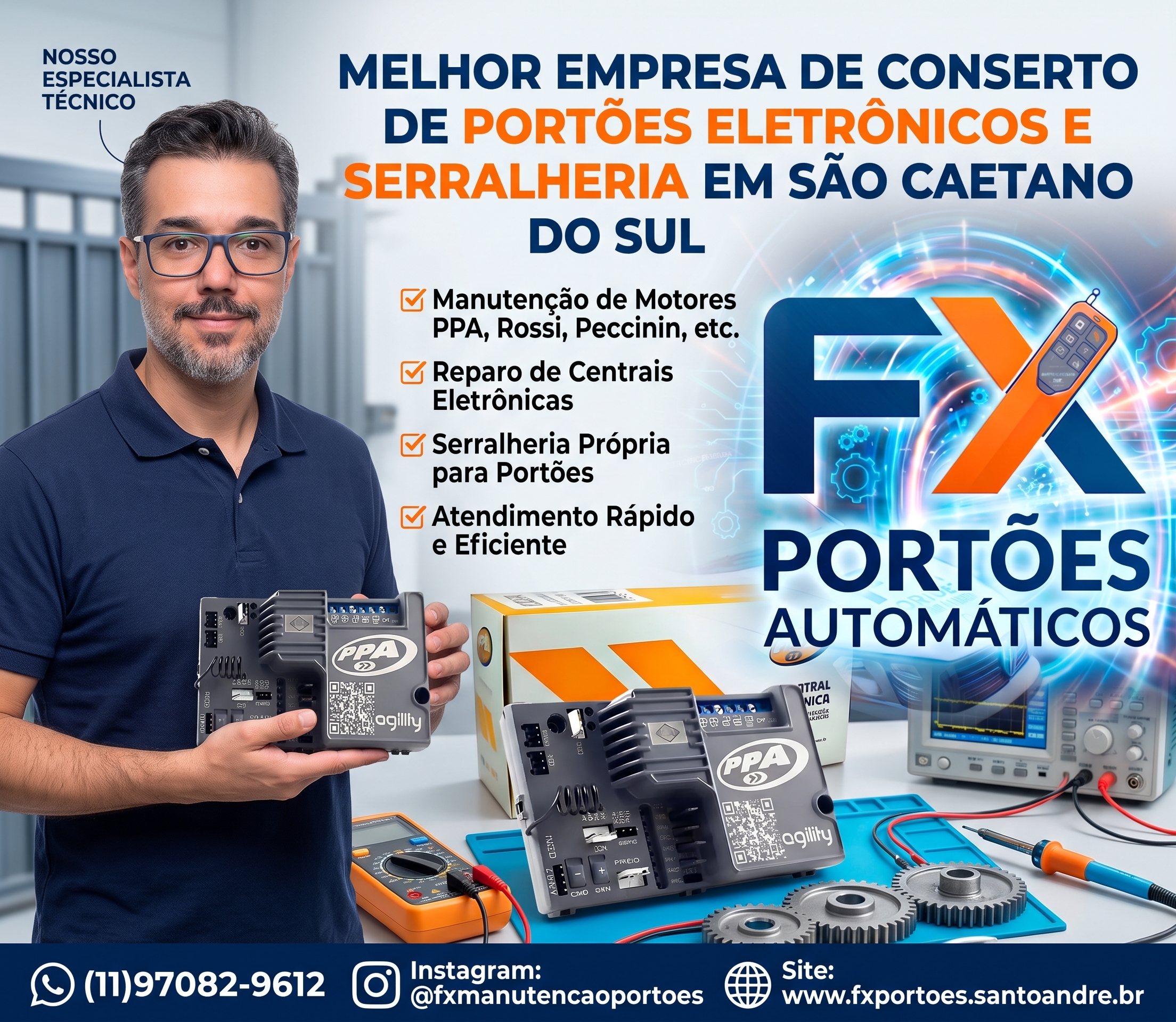 A Melhor Empresa de Conserto de Portões Eletrônicos em São Caetano do Sul: Conheça as Soluções da FX