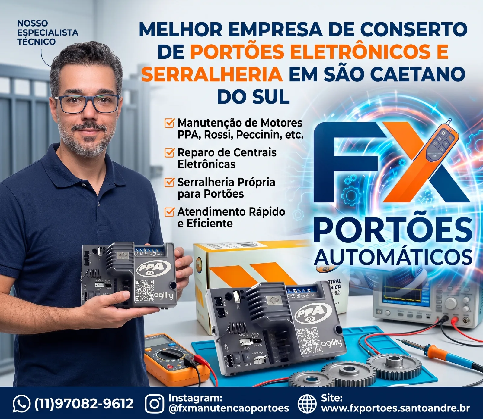 A Melhor Empresa de Conserto de Portões Eletrônicos em São Caetano do Sul: Conheça as Soluções da FX