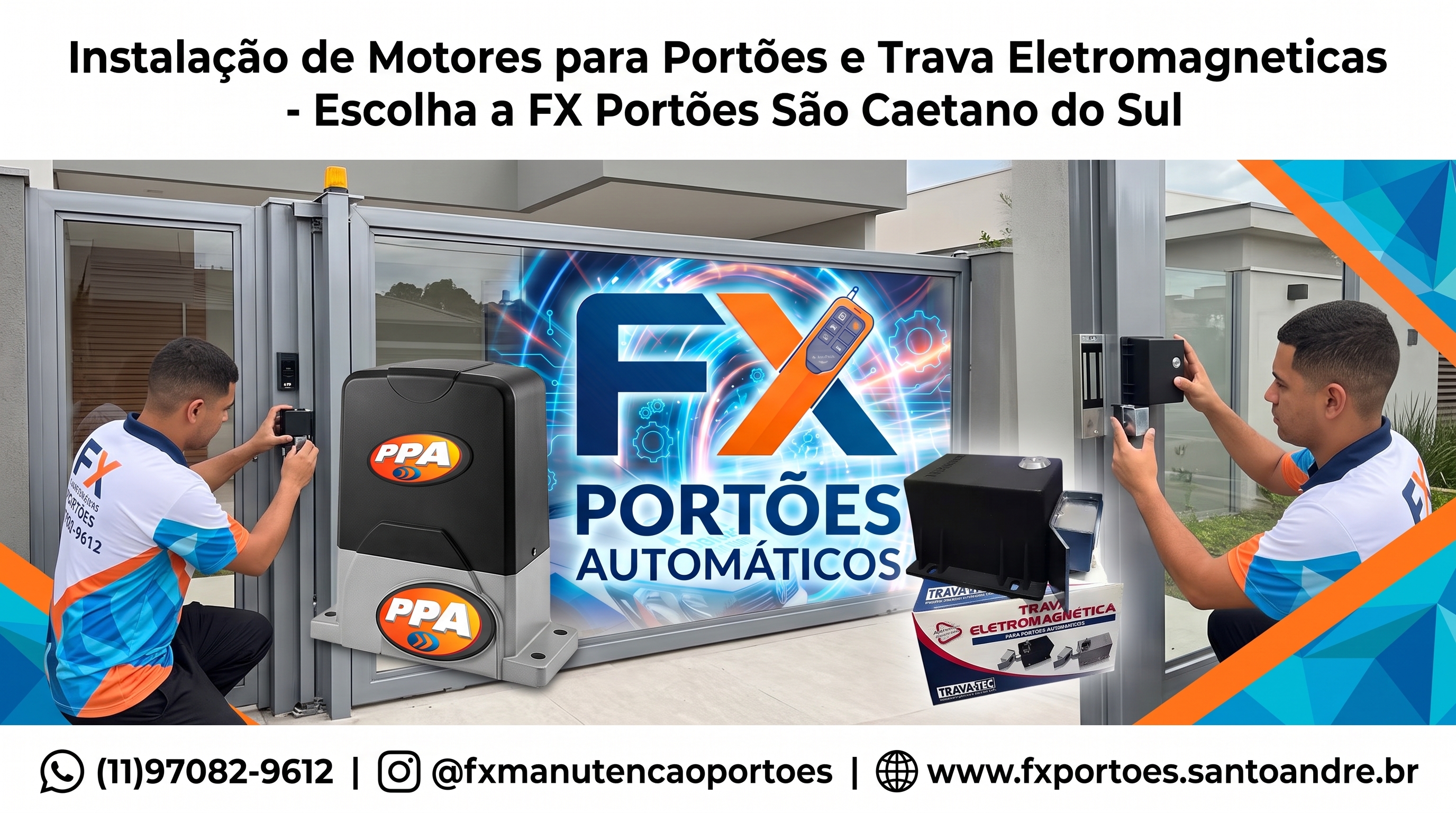 Mais Segurança e Praticidade: Instalação de Motores e Travas Eletromagnéticas com a FX Portões