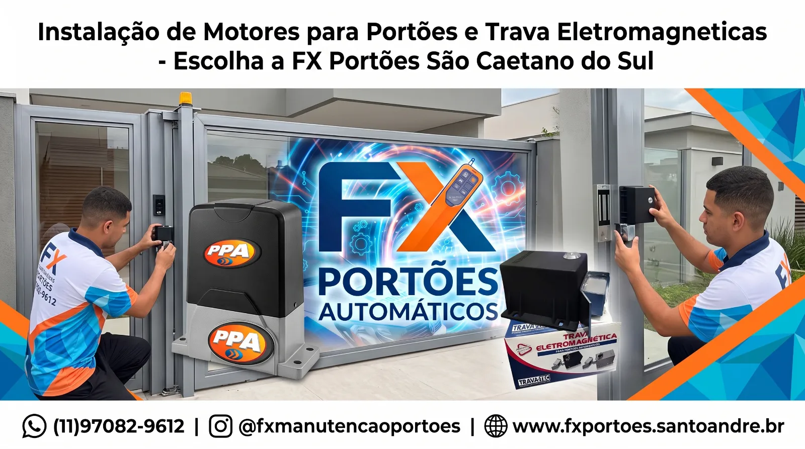 Mais Segurança e Praticidade: Instalação de Motores e Travas Eletromagnéticas com a FX Portões