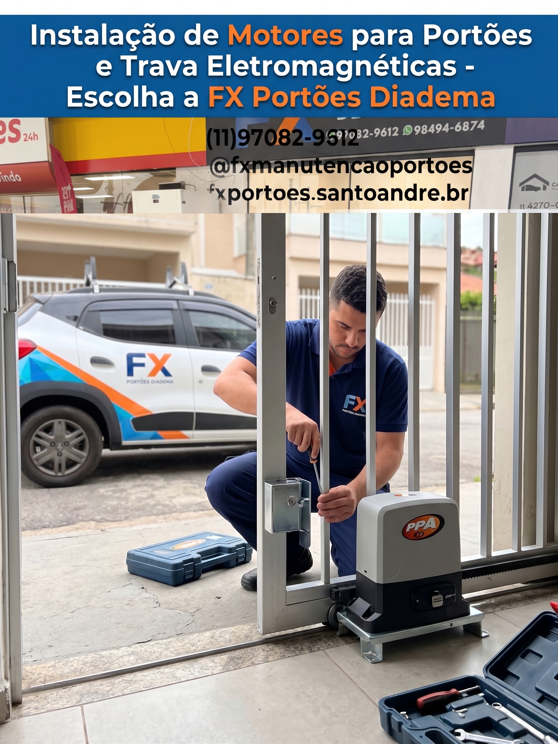 A Combinação Perfeita de Segurança e Automação: Instalação de Motor PPA e Trava Eletromagnética