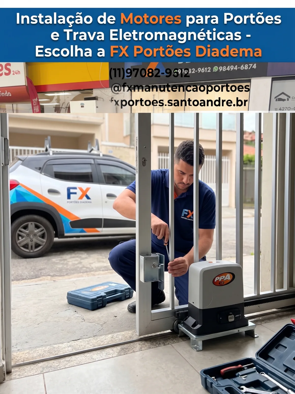 A Combinação Perfeita de Segurança e Automação: Instalação de Motor PPA e Trava Eletromagnética