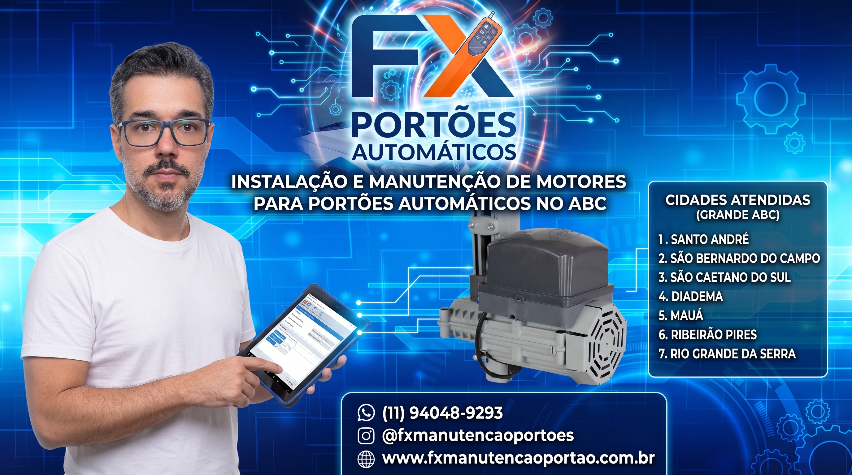 Seu Portão Automático Parou? Conheça a Especialista do Grande ABC: FX Portões Automáticos