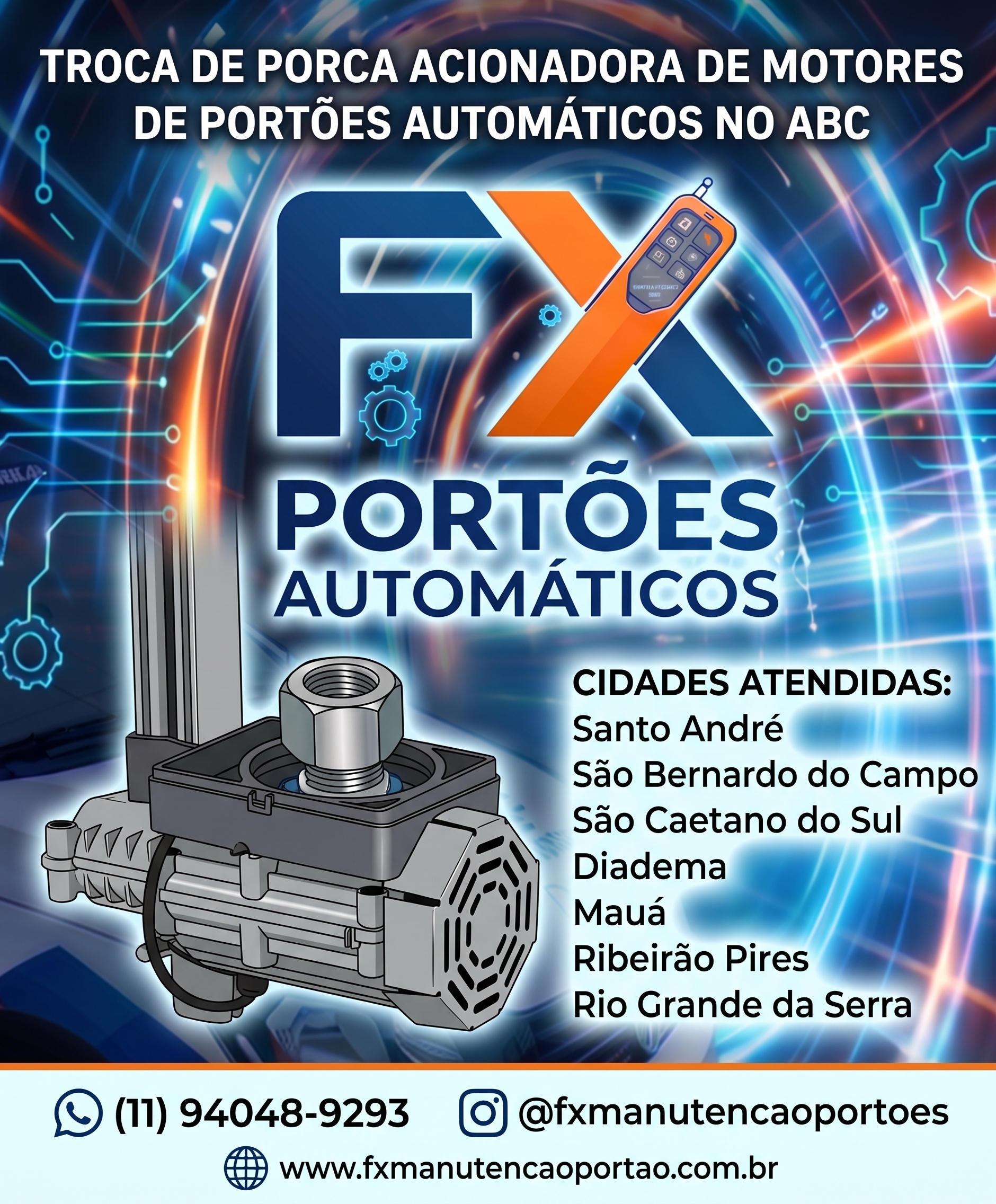Seu portão automático parou? Especialistas em Troca de Porca Acionadora no ABC!