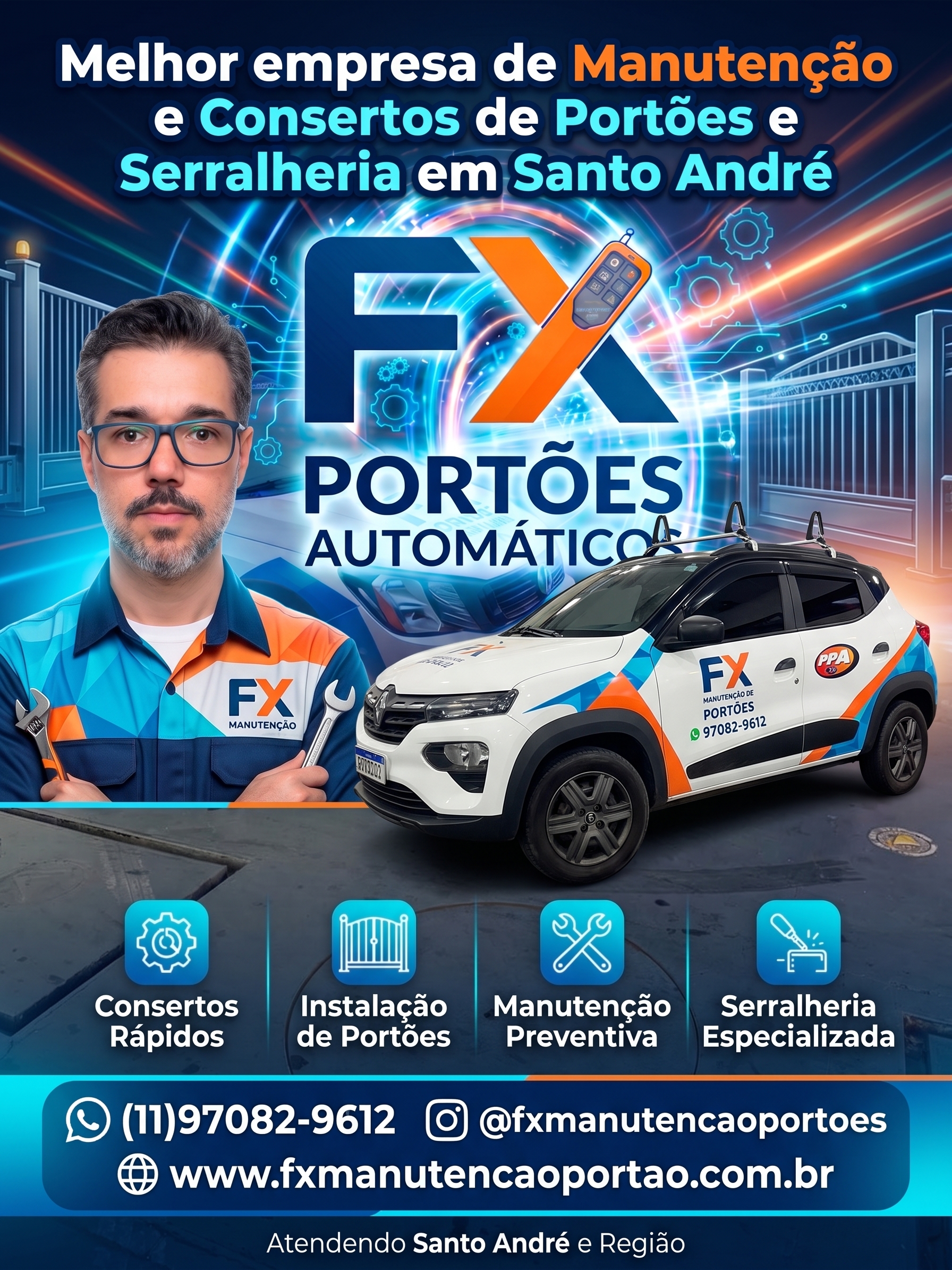 Por que a FX é a Melhor Empresa de Manutenção e Consertos de Portões em Santo André?