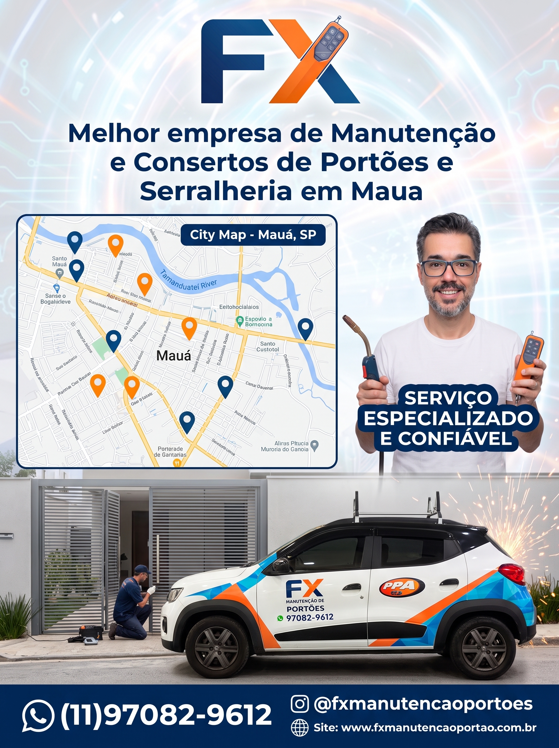 Por que a FX Manutenção de Portões é a sua Melhor Opção em Mauá?