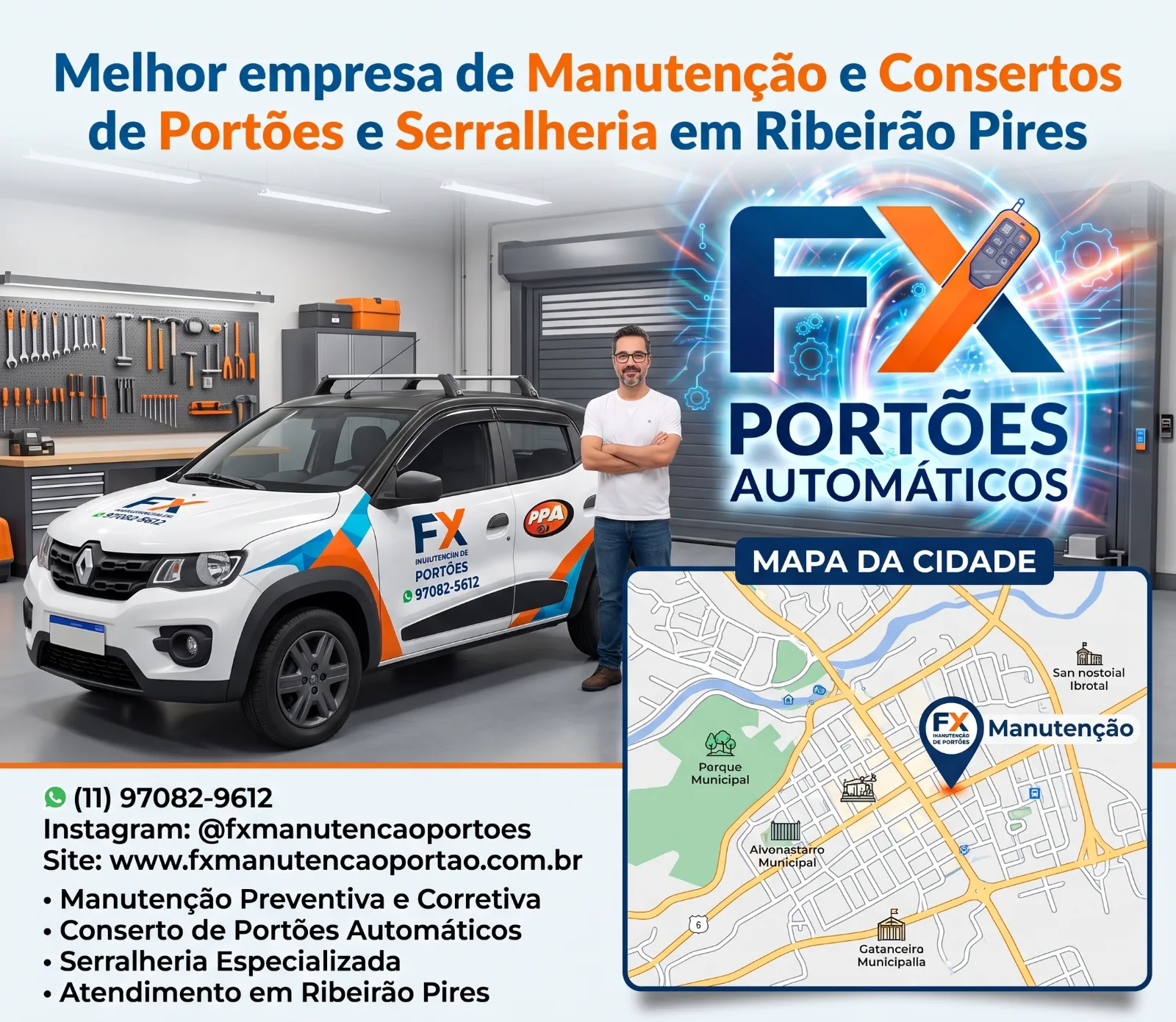 A Melhor Empresa de Manutenção de Portões e Serralheria em Ribeirão Pires