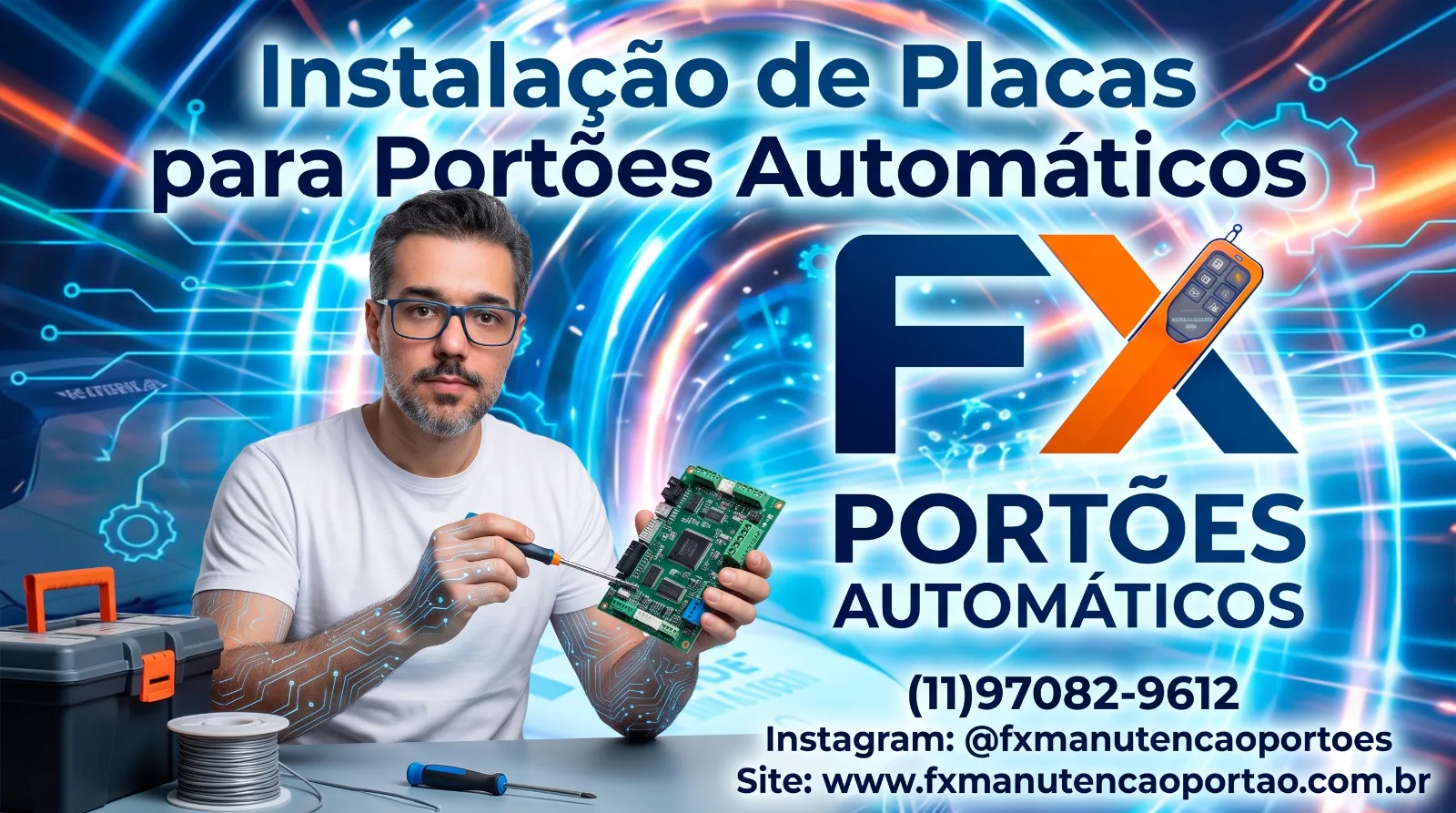 Instalação de Placas para Portões Automáticos: O "Cérebro" do seu Equipamento nas Mãos Certas