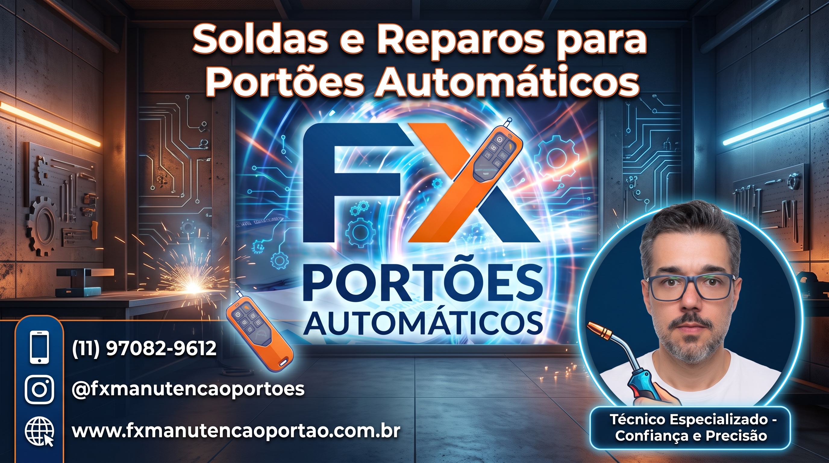 Soldas e Reparos para Portões Automáticos: Garanta a Segurança e Durabilidade do seu Patrimônio com a FX