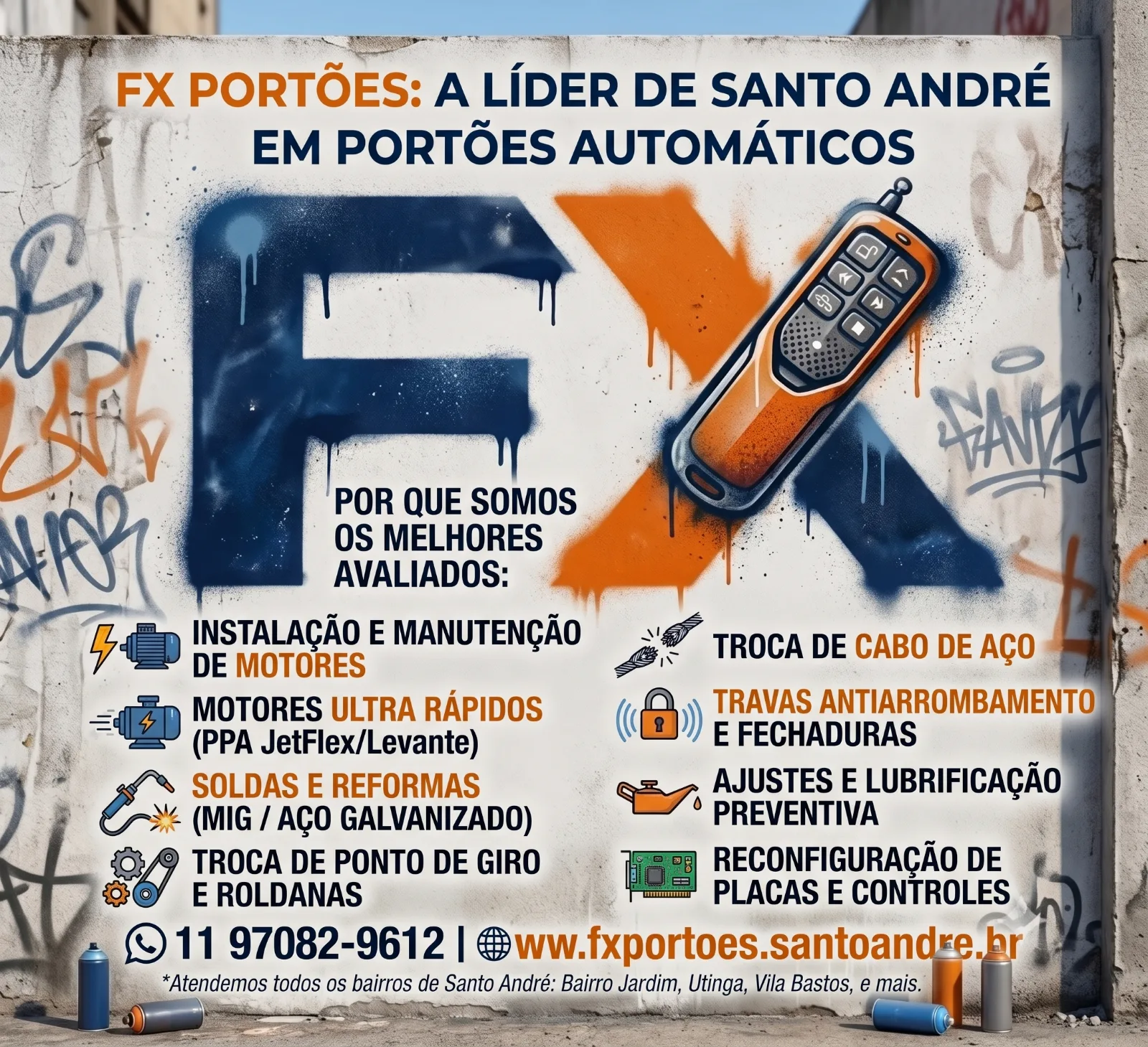 FX Portões: A Líder em Portões Automáticos e Segurança em Santo André