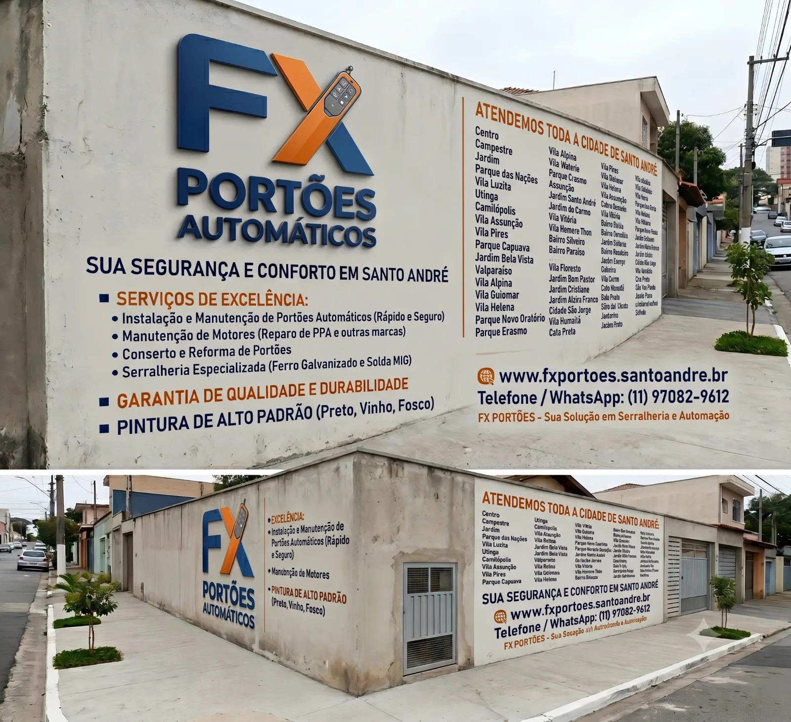 FX Portões Automáticos: A Sua Solução Definitiva em Segurança e Conforto em Santo André