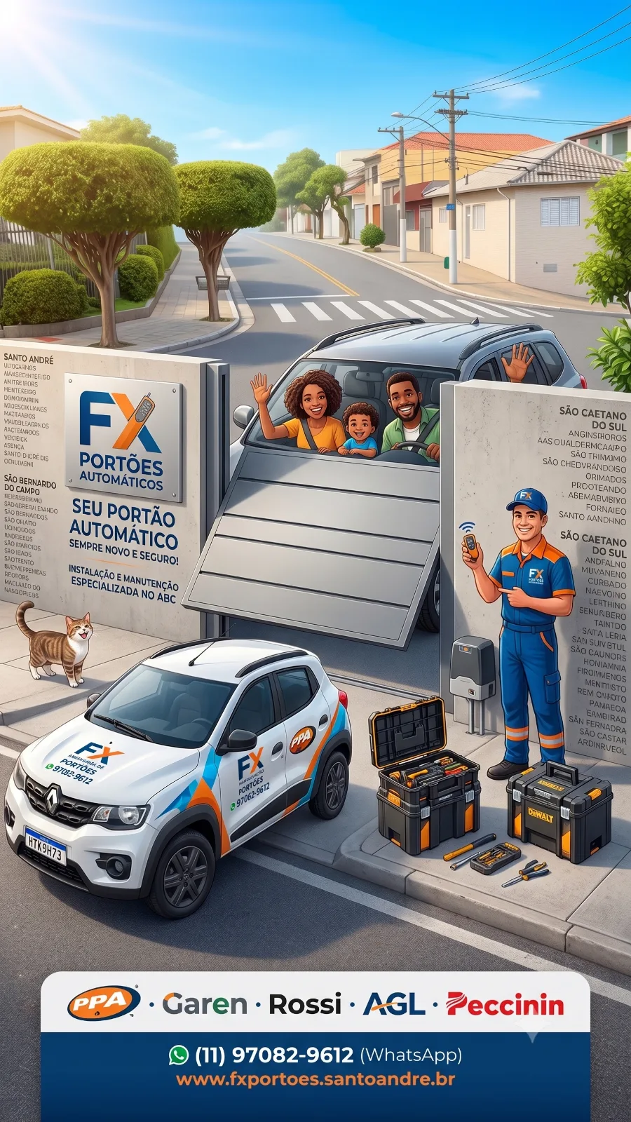 FX Portões Automáticos: Segurança, Conforto e Tecnologia para a Sua Família no ABC Paulista