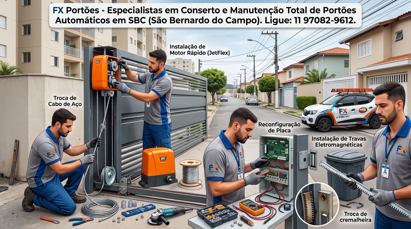 FX Portões: A Solução Definitiva em Conserto e Manutenção de Portões Automáticos em São Bernardo do Campo