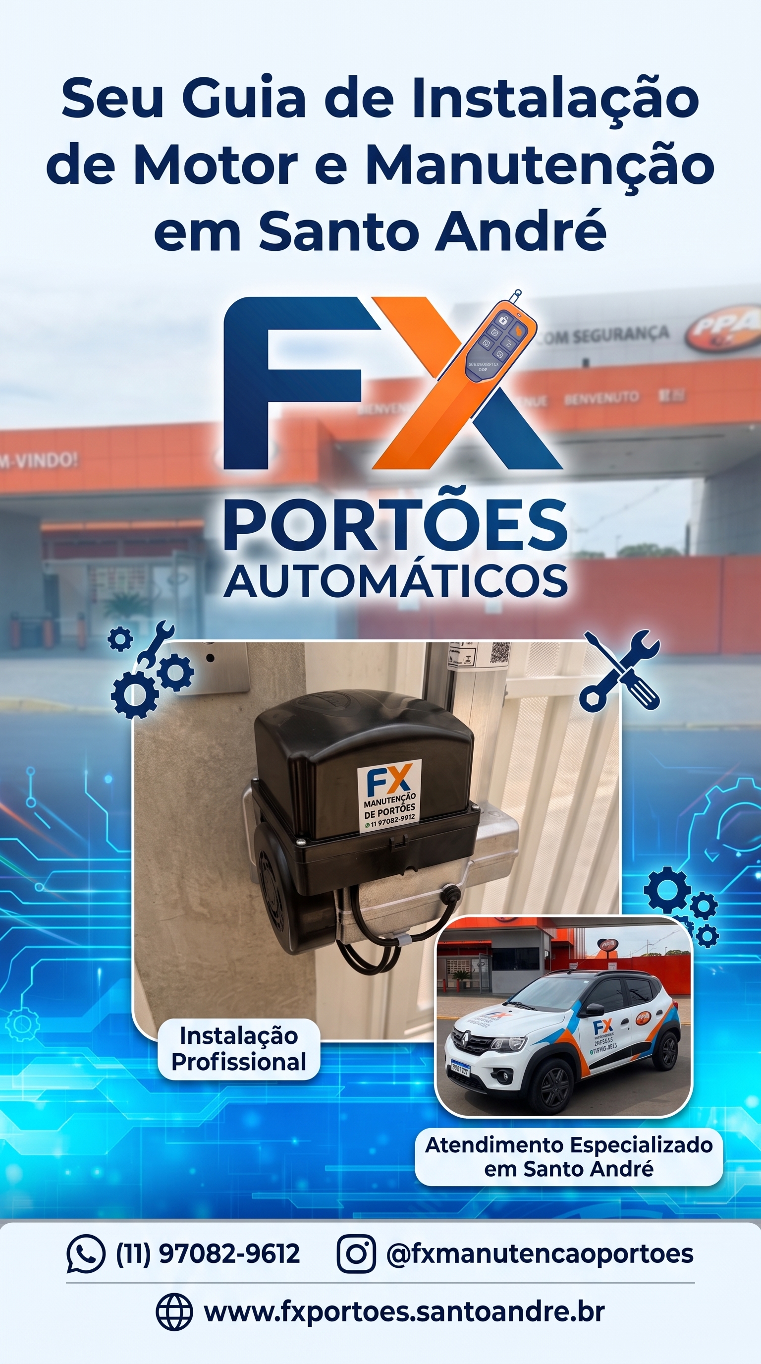 Seu Guia Definitivo de Instalação de Motor e Manutenção de Portões em Santo André