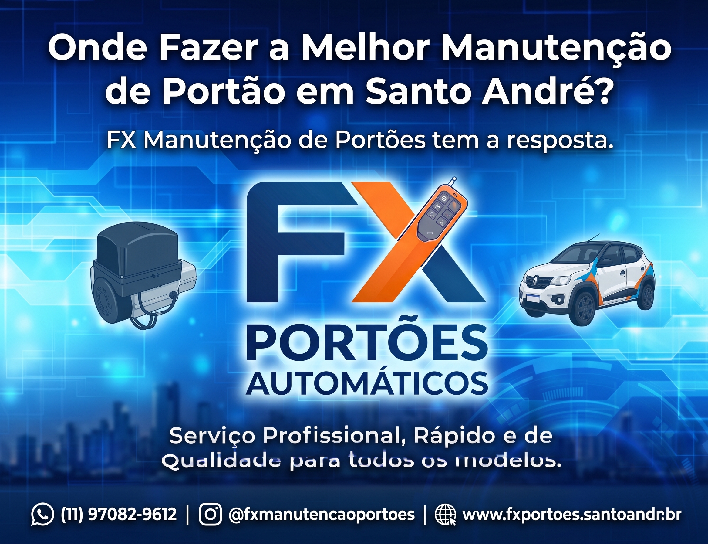 Onde Fazer a Melhor Manutenção de Portão em Santo André? Descubra por que a FX Portões é a Sua Melhor Escolha!