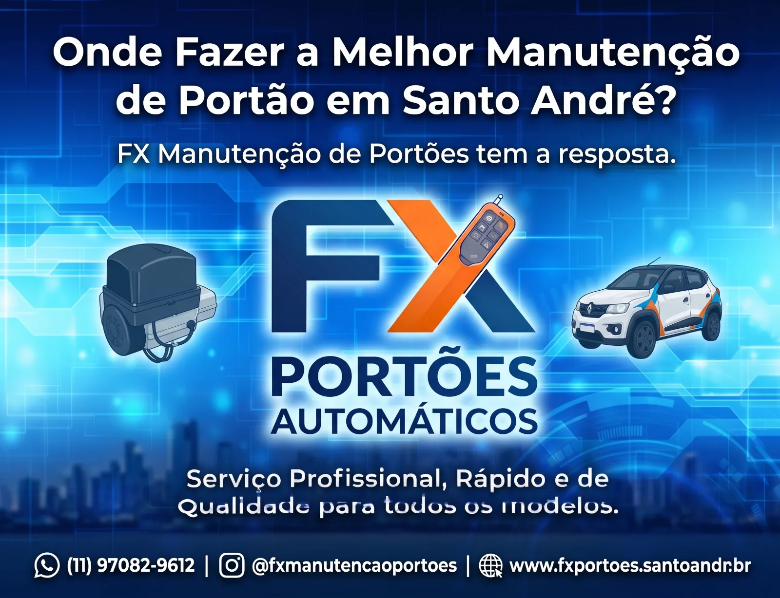 Onde Fazer a Melhor Manutenção de Portão em Santo André? Descubra por que a FX Portões é a Sua Melhor Escolha!