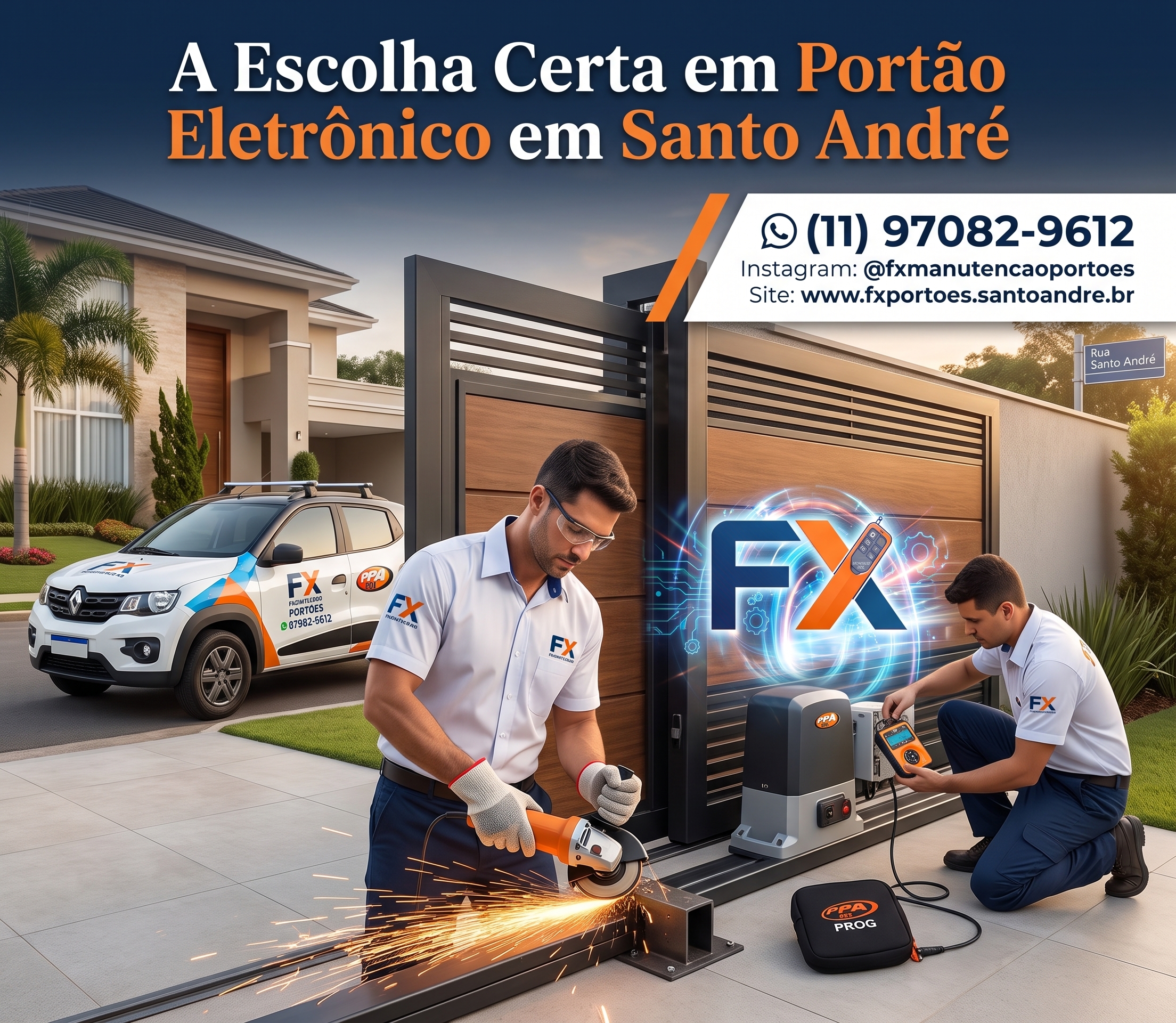Por Que Escolher a FX Manutenção de Portões para Instalação de Motor em Santo André?