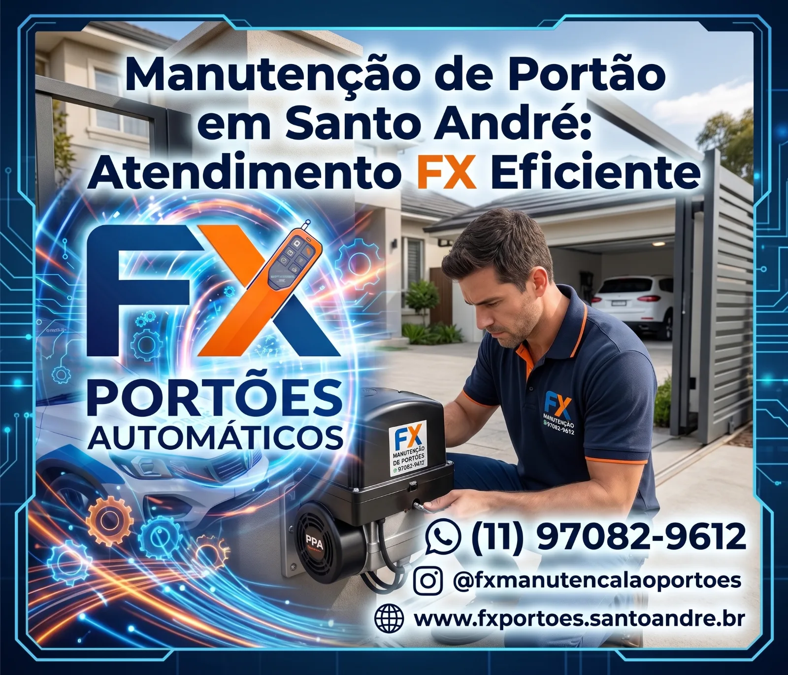 Manutenção de Portão em Santo André: Conheça o Atendimento FX Eficiente e Garanta a Segurança da sua Casa