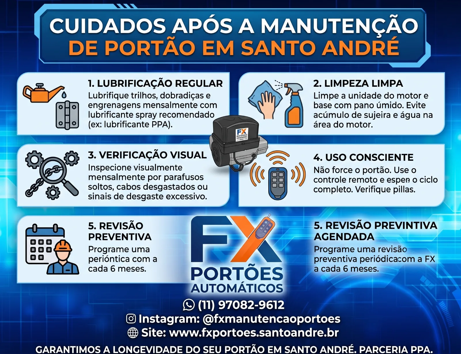 Guia Definitivo: Cuidados Essenciais Após a Manutenção de Portão em Santo André