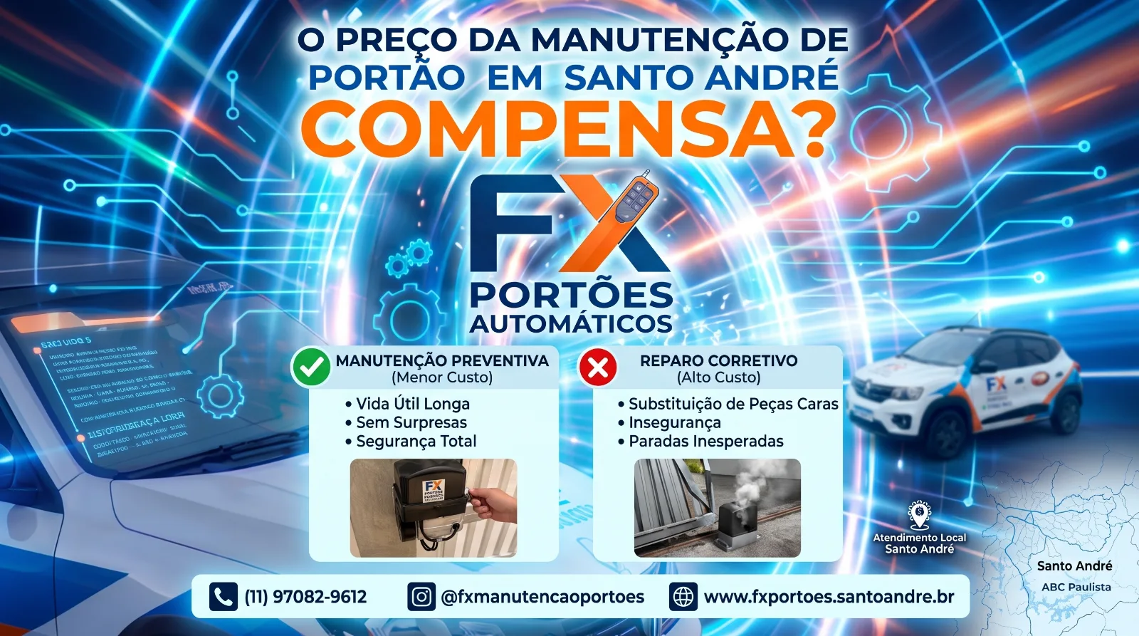 O Preço da Manutenção de Portão em Santo André Compensa? Descubra por que Prevenir é a Sua Melhor EscolhaO Preço da Manutenção de Portão em Santo André Compensa