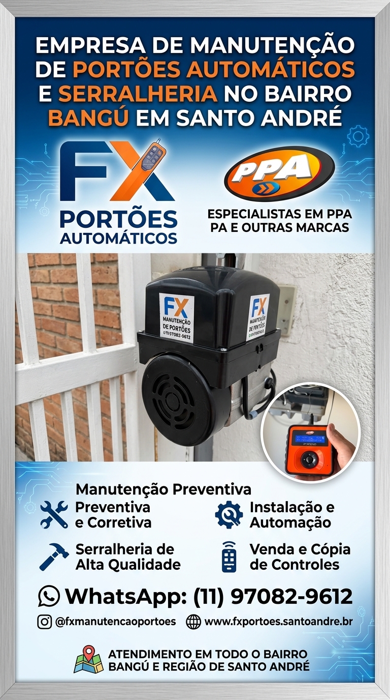Excelência e Segurança em Manutenção de Portões Automáticos: Conheça as Soluções da FX