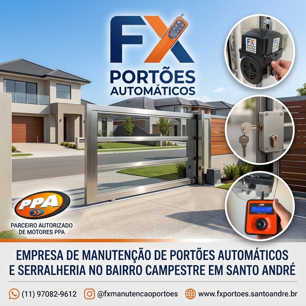Segurança, Conforto e Tecnologia: A Importância da Manutenção Especializada de Portões Automáticos com a FX Portões