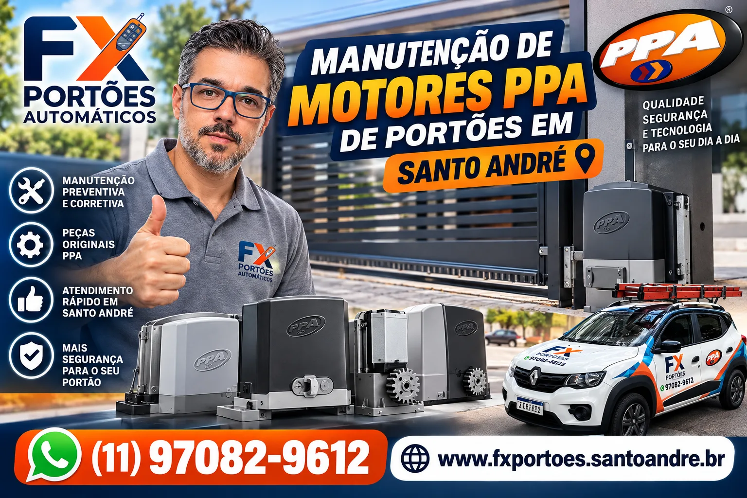 Manutenção de Motores PPA de Portões em Santo André: Segurança, Desempenho e Confiabilidade