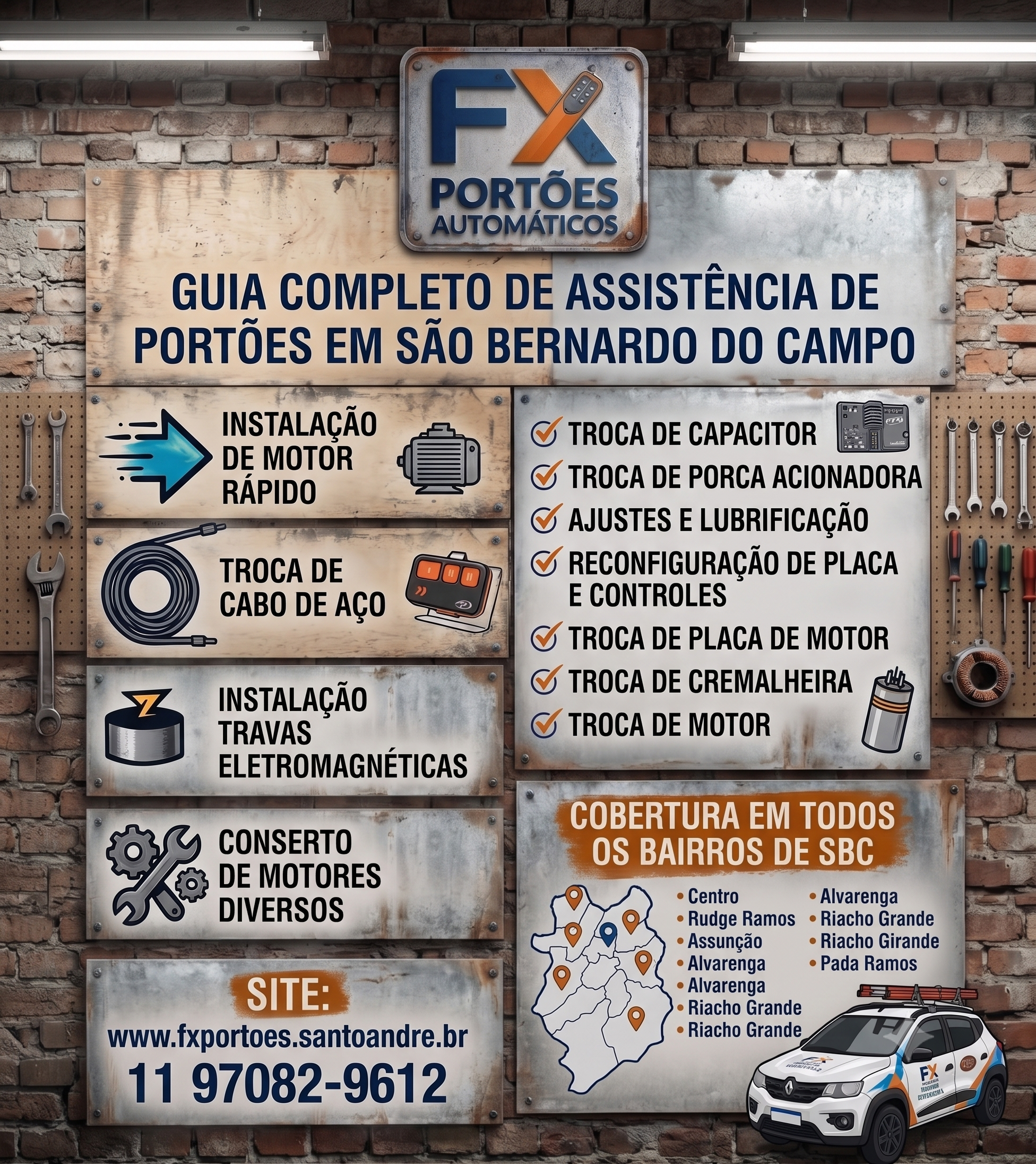 Assistência Técnica de Portões em São Bernardo do Campo: Manutenção, Conserto e Instalação de Motores