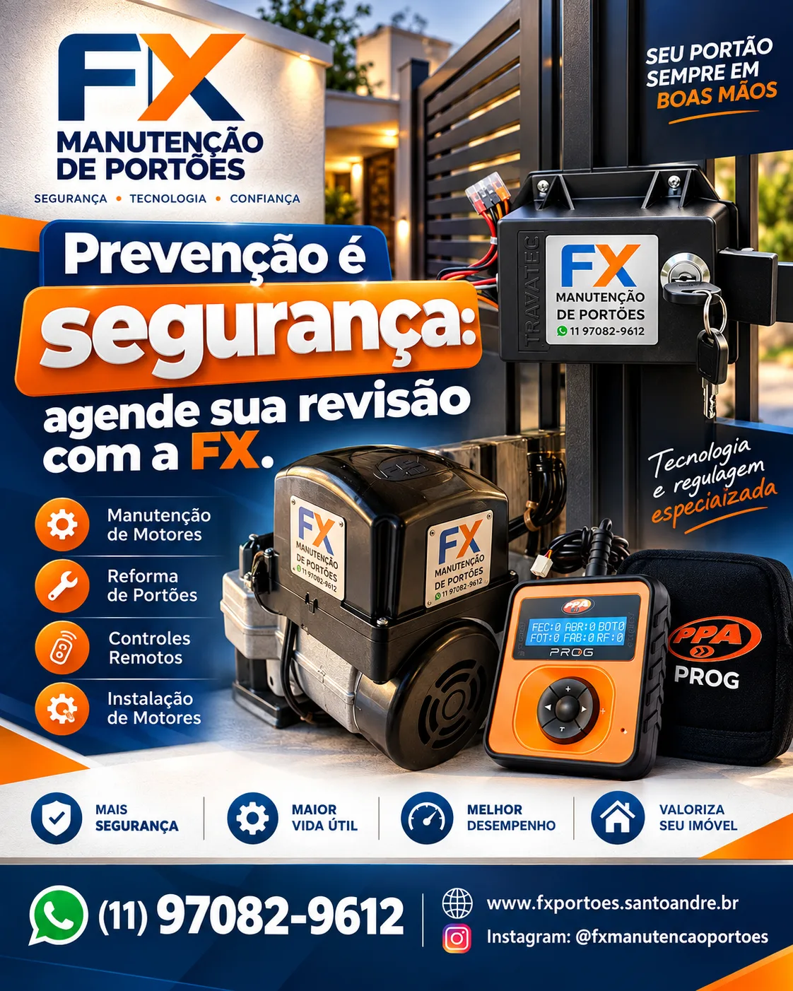 Prevenção é Segurança: Por que Fazer a Manutenção Preventiva do Portão Automático?