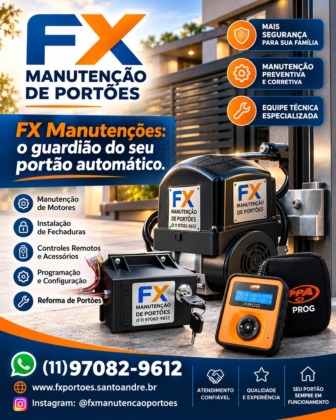 FX Manutenção de Portões: o Guardião do Seu Portão Automático