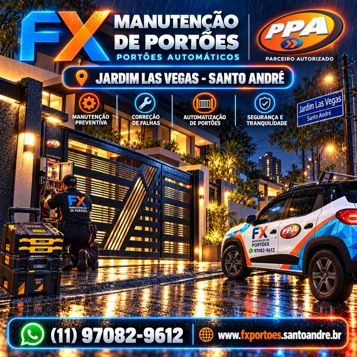 Manutenção de Motores PPA no Jardim Las Vegas em Santo André: Conserto de Portões e Instalação Especializada